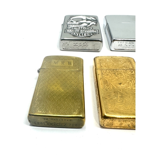 452 - 5 Zippo lighters