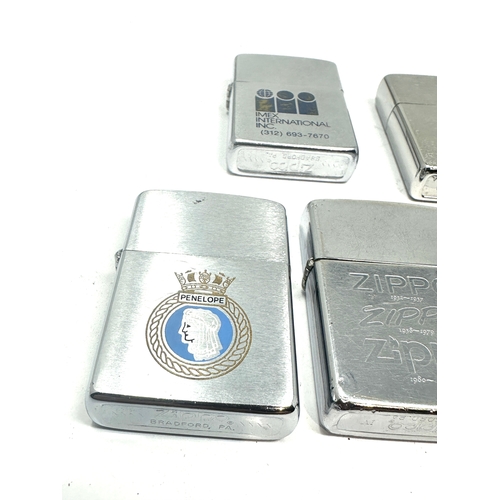 453 - 5 zippo lighters