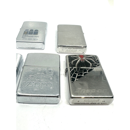 453 - 5 zippo lighters