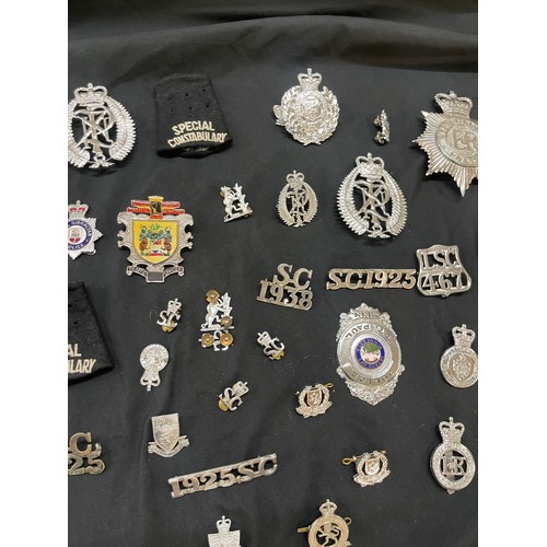 538 - Selection of police badges