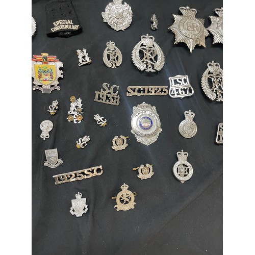 538 - Selection of police badges