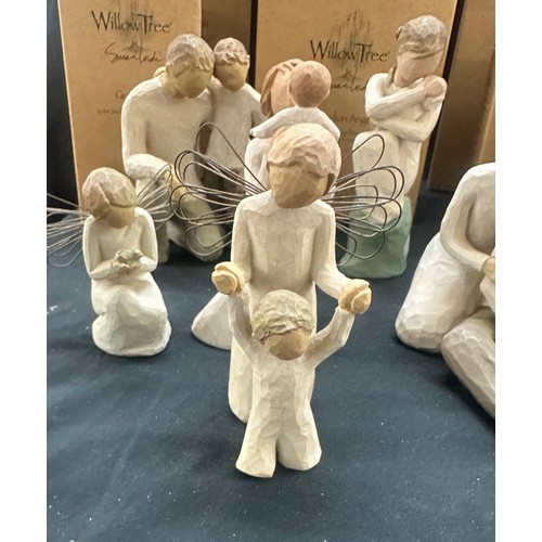 127 - Selection of 11 Willow Tree ornaments to include Guardian Angel, Child of my Heart, Our Gift etc