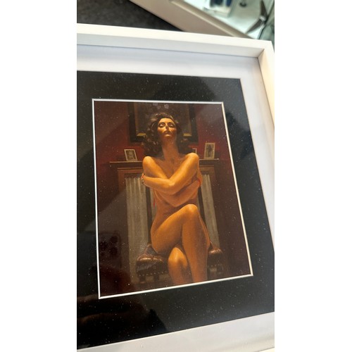 101 - Five framed ' Jack Vettrian' erotic prints measures approx 12 inches long, 11 wide