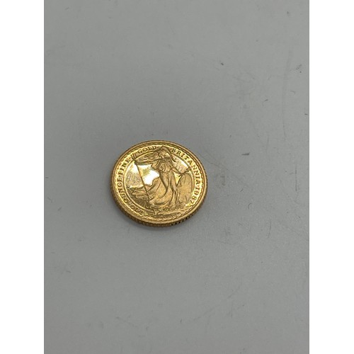 492 - 22ct gold 1987 10 pounds coin