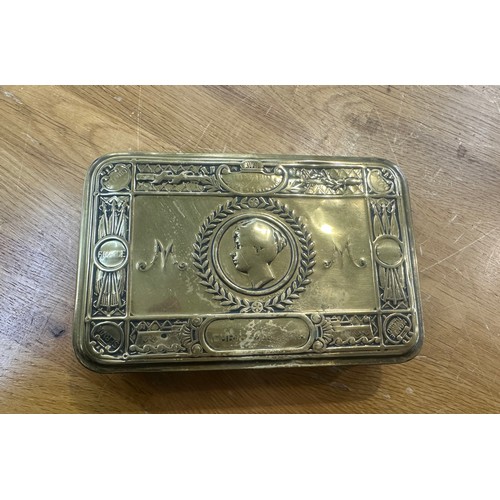 543 - Military WW1 Christmas tin