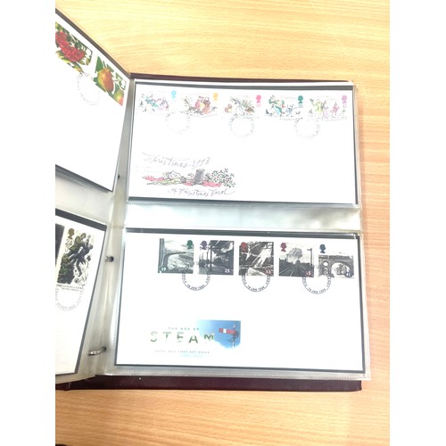 51 - Large selection of first day cover stamps dating from 1988 to 1997