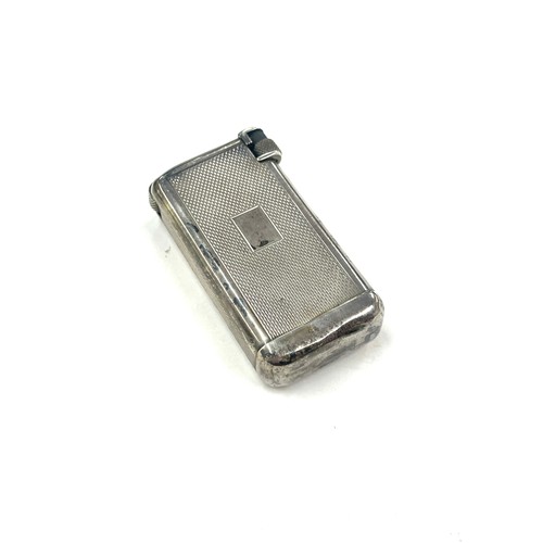 534 - Vintage flaminaire quercia sterling silver cigarette lighter, stamped with french hallmarks. Height ... 