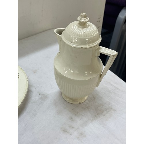 60 - Early antique pottery possibly by Wedgwood