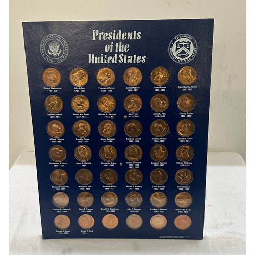 27 - Collection of coins depicting the Presidents of the United States from George Washington to Gerald R... 