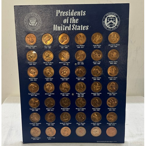 27 - Collection of coins depicting the Presidents of the United States from George Washington to Gerald R... 