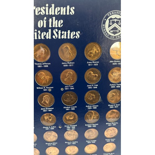 27 - Collection of coins depicting the Presidents of the United States from George Washington to Gerald R... 