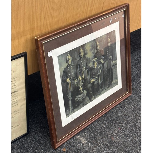 52 - Selection framed military pictures and prints largest frame measures approximately 24 by 20 inches