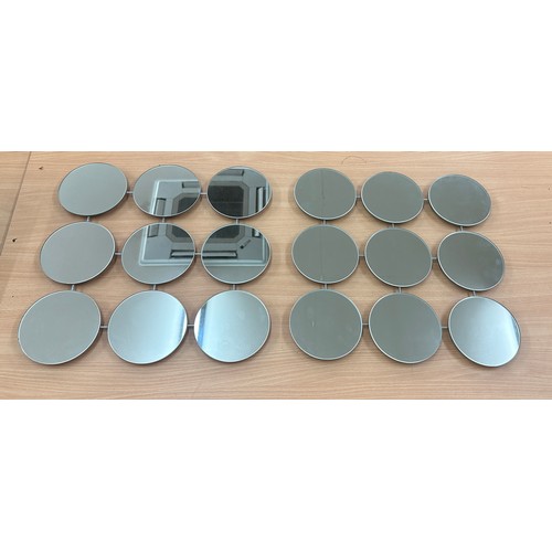 269 - 2 Mirrors, measure approximately 19 inches sqaure