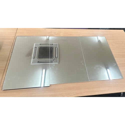 280 - 6 frameless Mirrors, measure approximately 22 by 13.5 inches