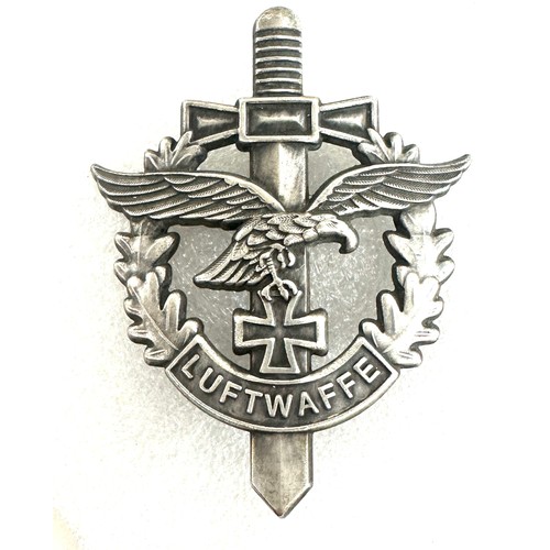 544 - German Air force Luftwaffe Pin Badge iron cross sword eagle