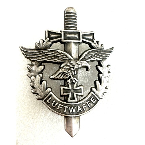 544 - German Air force Luftwaffe Pin Badge iron cross sword eagle