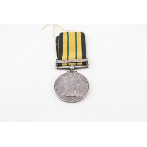 376 - ER.II Africa General Service Medal Kenya Named 23228977 Spr. P.D Perrins R.E