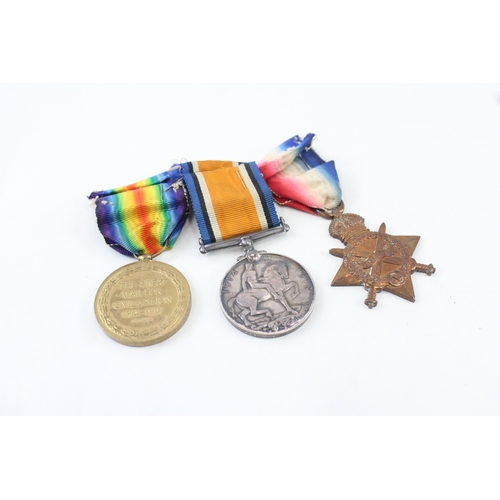 380 - WW1 1914-15 Star Trio Named SS-13701 Pte E.E Steinitz A.S.C