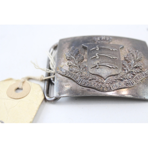 391 - Victorian South Middlesex Rifle Volunteers Waist Belt Buckle