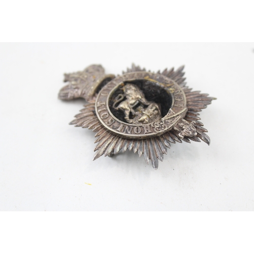 392 - Victorian White Metal Military Cap Badge