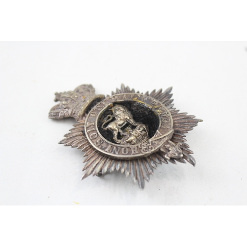 392 - Victorian White Metal Military Cap Badge