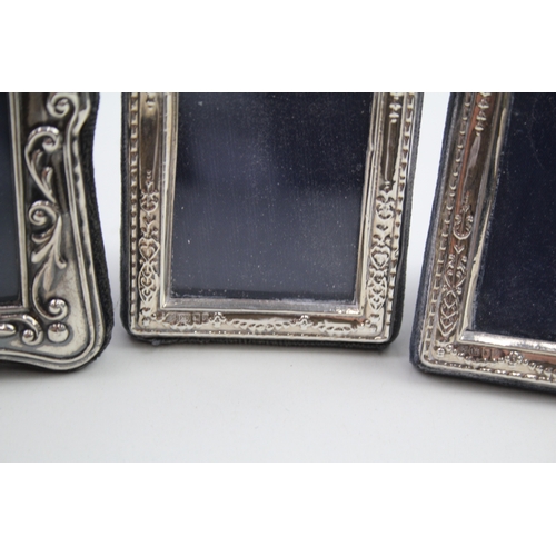 40 - 3 x .925 sterling photograph frames