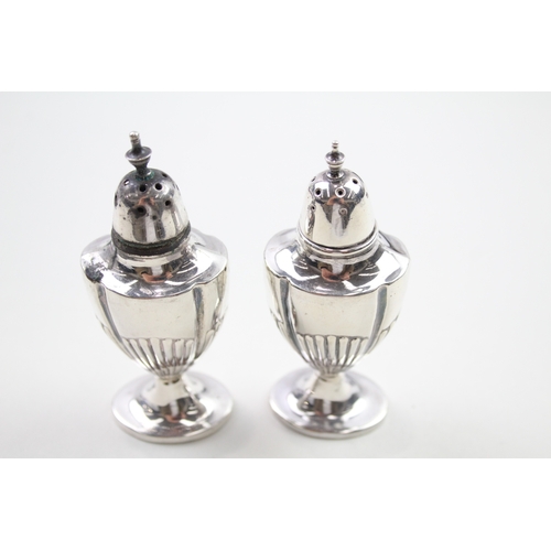 52 - .925 sterling salt / pepper cellars pair