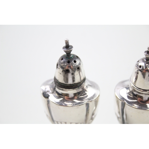 52 - .925 sterling salt / pepper cellars pair