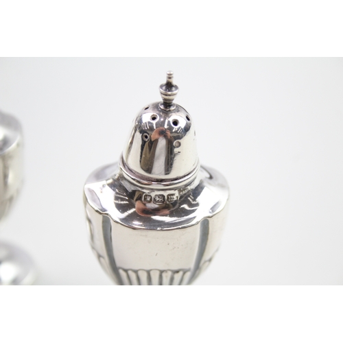 52 - .925 sterling salt / pepper cellars pair