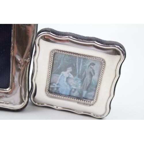 53 - 3 x .925 sterling photgraph frames