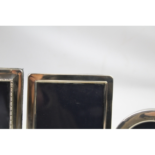 56 - 3 x .925 sterling photograph frames