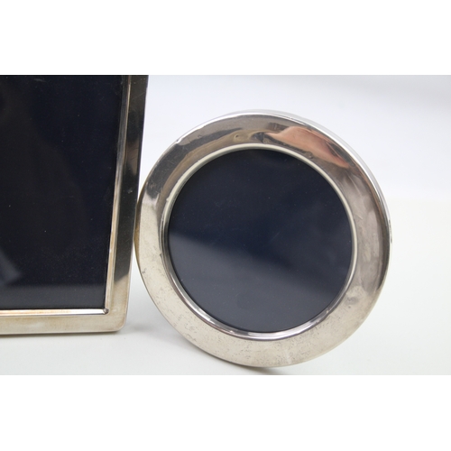 56 - 3 x .925 sterling photograph frames