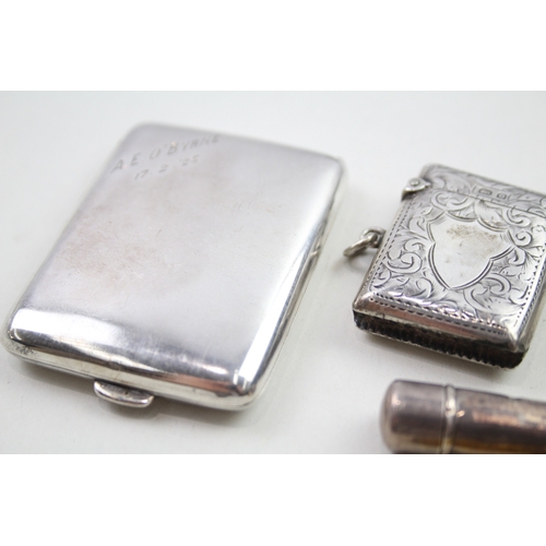 59 - 5 x .925 sterling silver tobacciana