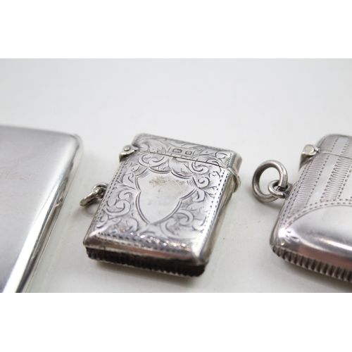 59 - 5 x .925 sterling silver tobacciana