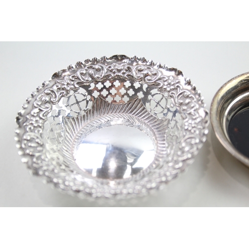 73 - 3 x .925 sterling dishes