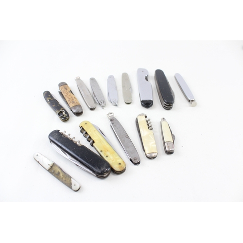 467 - 15 x Vintage Assorted Pocket KNIVES