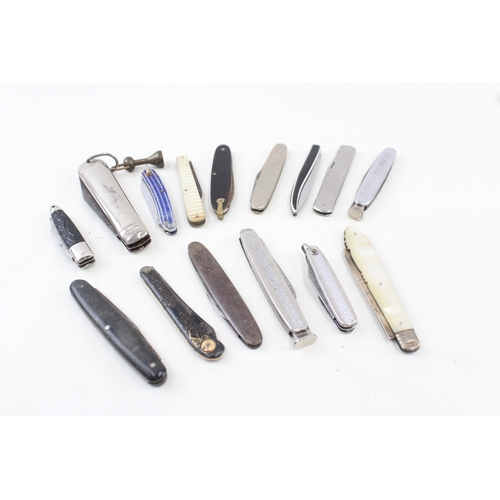 468 - 15 x Vintage Assorted Pocket KNIVES