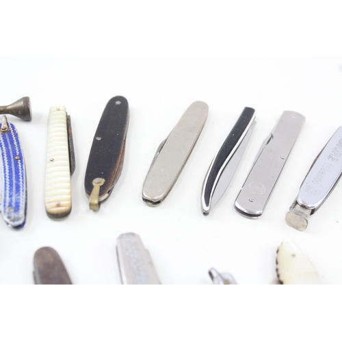 468 - 15 x Vintage Assorted Pocket KNIVES