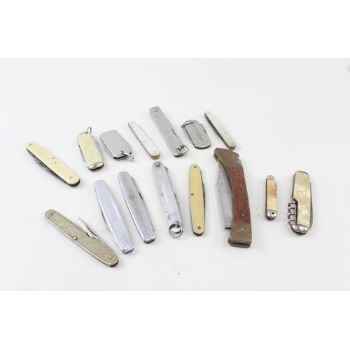 470 - 15 x Vintage Assorted Pocket KNIVES