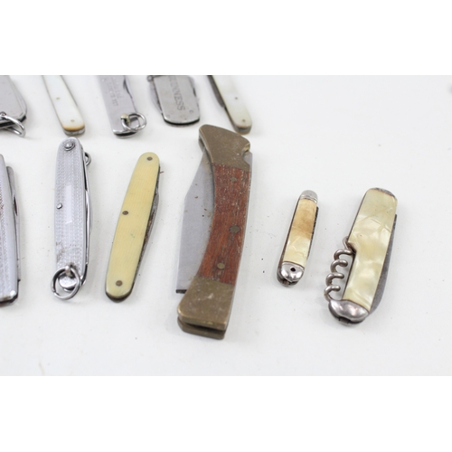 470 - 15 x Vintage Assorted Pocket KNIVES