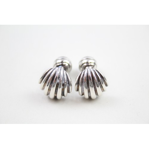 320 - A pair of silver cufflinks by Tiffany and Co (23g)