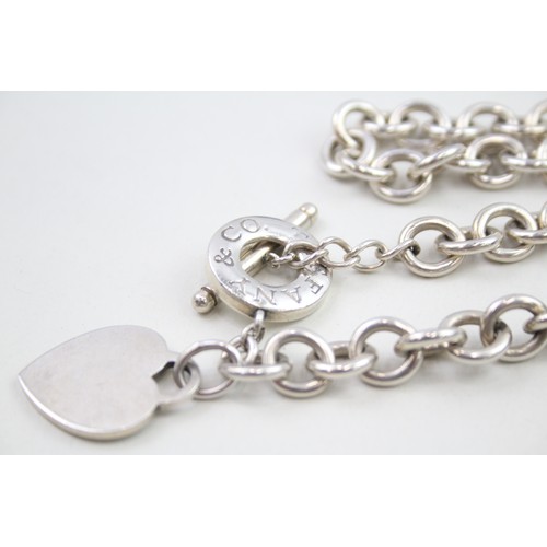 327 - A silver necklace by Tiffany and Co (76g)