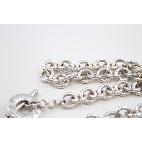 327 - A silver necklace by Tiffany and Co (76g)