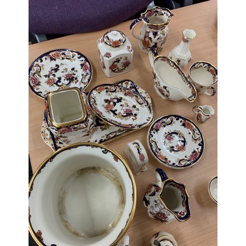 192 - Selection of Masons ware to include jugs, plates, vase etc