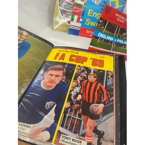 21 - Various items of Leicester city Football memorabilia to includes 1949 FA Cup semi final, 2 x 1963 Ce... 