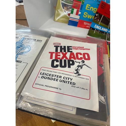 21 - Various items of Leicester city Football memorabilia to includes 1949 FA Cup semi final, 2 x 1963 Ce... 