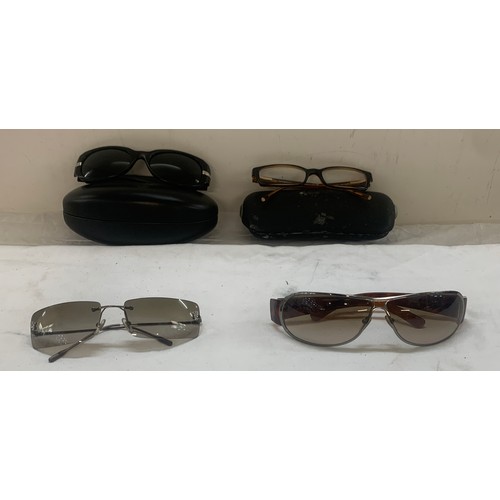 519 - 4 x designer sunglasses to include Chanel, Prada