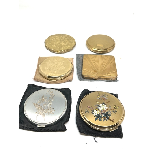 456 - selection of vintage compacts inc diana marsh stratton etc