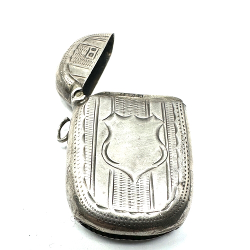 20 - Antique silver vesta case