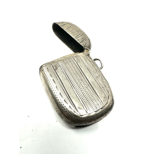 20 - Antique silver vesta case